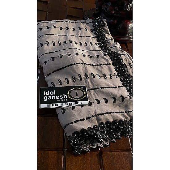 IG6499  lite weight pure cinone sarees 