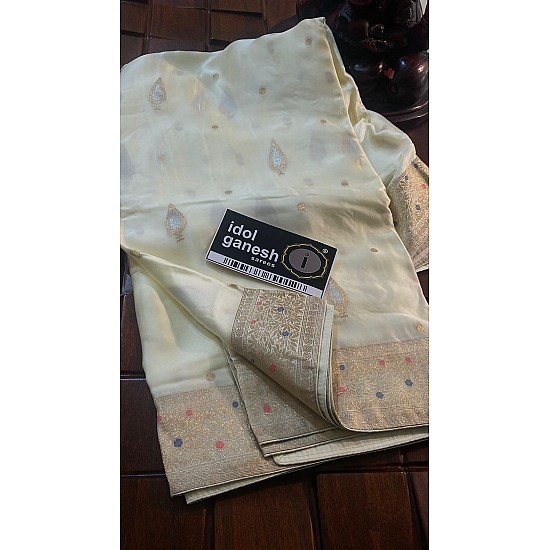 IG6503 lite weight soft pure mashrow silk 