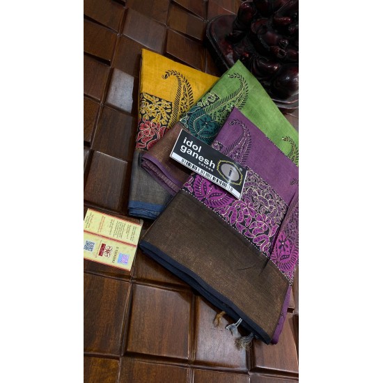 IG6530 pure handloom fine desi tussar 