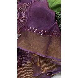 IG6530 pure handloom fine desi tussar 