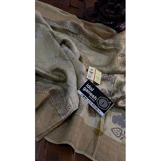 IG6531 pure handloom fine desi tussar 