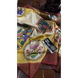 IG6532  pure handloom fine desi tussar 