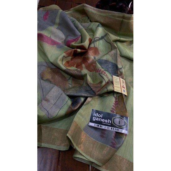 IG6533 pure handloom fine desi tussar 