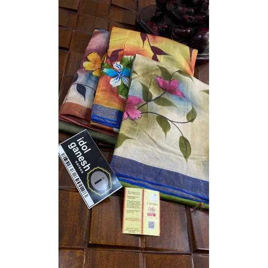 IG6536 pure handloom fine desi tussar 