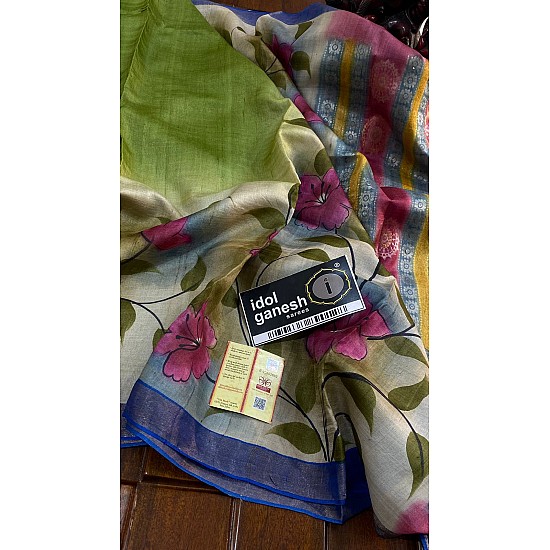 IG6536 pure handloom fine desi tussar 