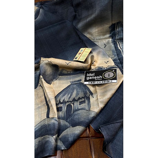 IG6538 pure handloom fine desi tussar 