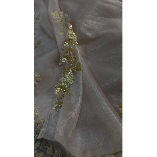 IG6554 pure handloom fine tissue nett 