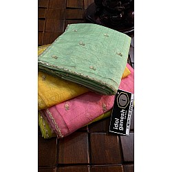 IG6555  pure handloom fine kora organza 