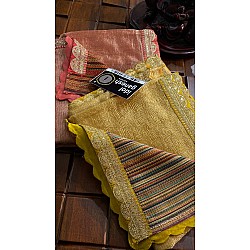 IG6556 pure handloom fine tissue crush 