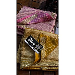 IG6558 pure handloom fine tissue crush 