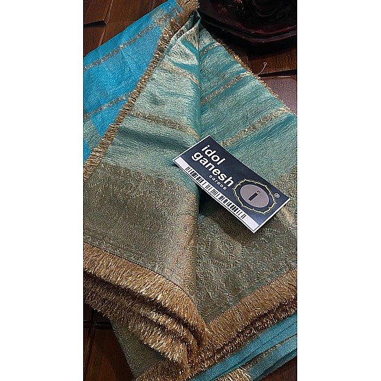 IG6564 pure handloom fine tissue crush 