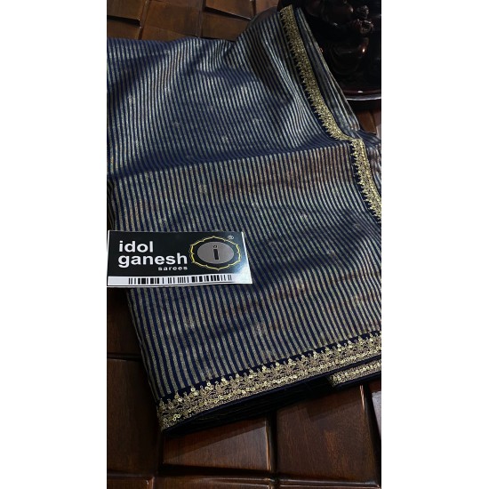 IG6567 pure handloom fine tissue organza 