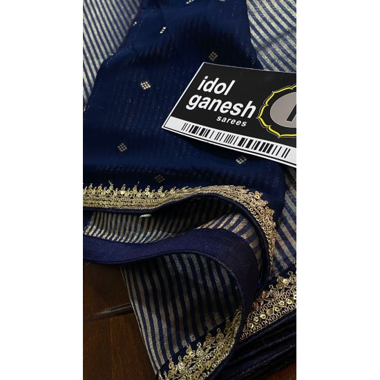 IG6567 pure handloom fine tissue organza 