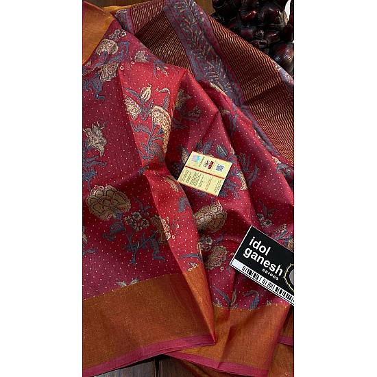 IG6575 pure handloom tusser 