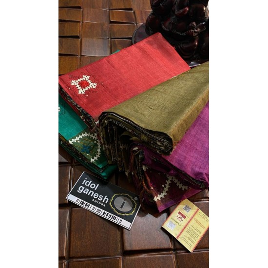 IG6581 pure handloom desi tussar 
