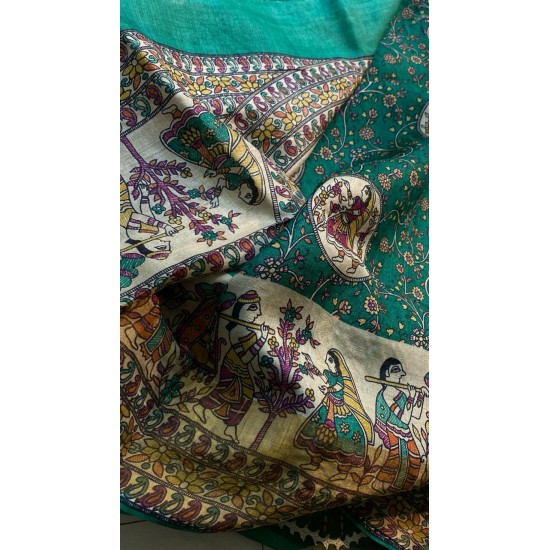 IG6581 pure handloom desi tussar 