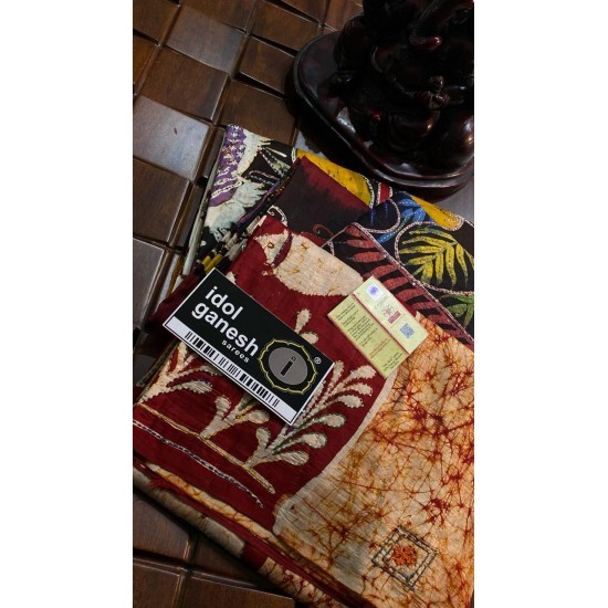 IG6582 pure handloom pure silk / tussar 