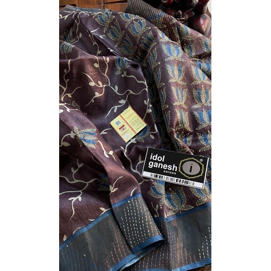 IG6589 pure handloom tussar 