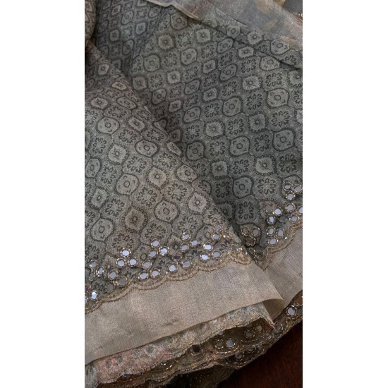 IG6610 pure tissue tussar 