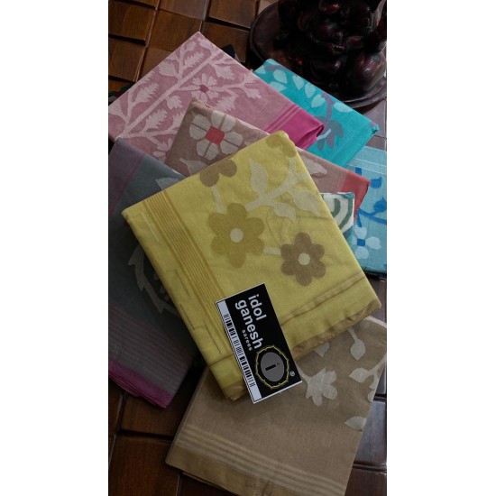 IG6627 pure handloom cotton jamdani 