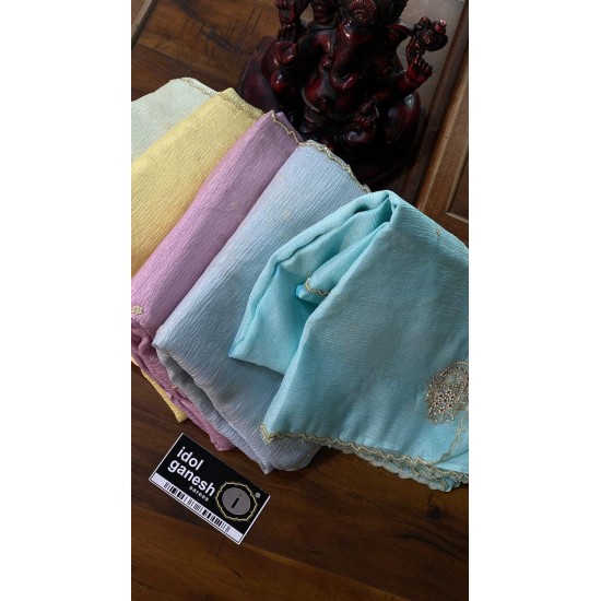 IG6655 pure handloom tissue crush 