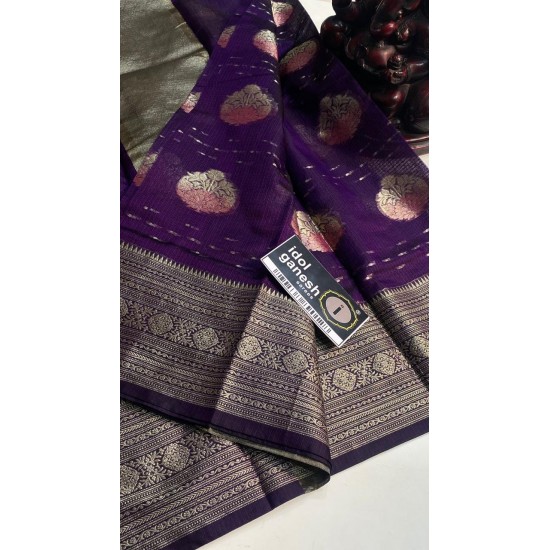 IG6656 pure handloom silk kota sarees 