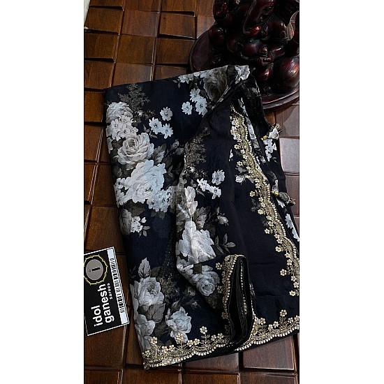 IG6663 pure handloom cinone crape 