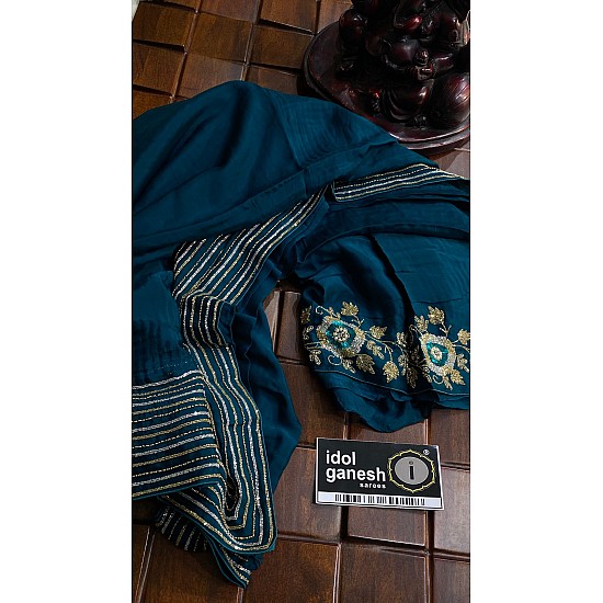 IG6666 pure handloom cinone crape 