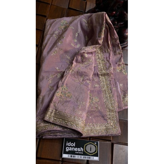 IG6667 pure handloom tissue crape 