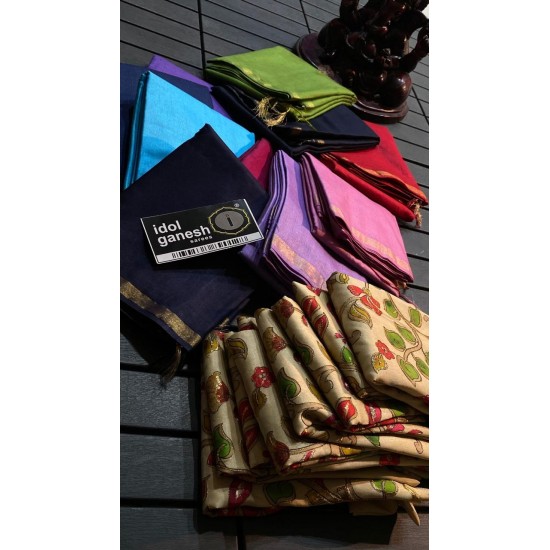 IG6668 lite weight Mangalagiri tasser sarees 