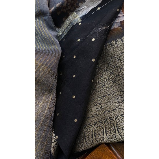 IG6692 pure munga silk kanchi weaving 