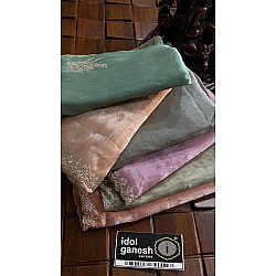 IG6696 lite weight space chiffon sarees 