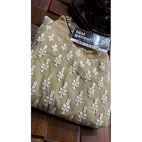 IG6723  :pure net and pure georgette’s  4000/-