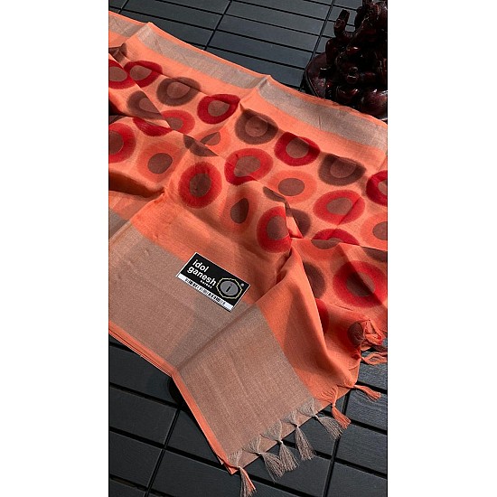 IG6753lite weight lenine sarees IG6753lite weight lenine sarees