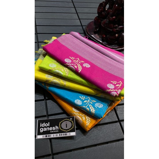 IG6754 Lite weight lenine sarees IG6754 Lite weight lenine sarees