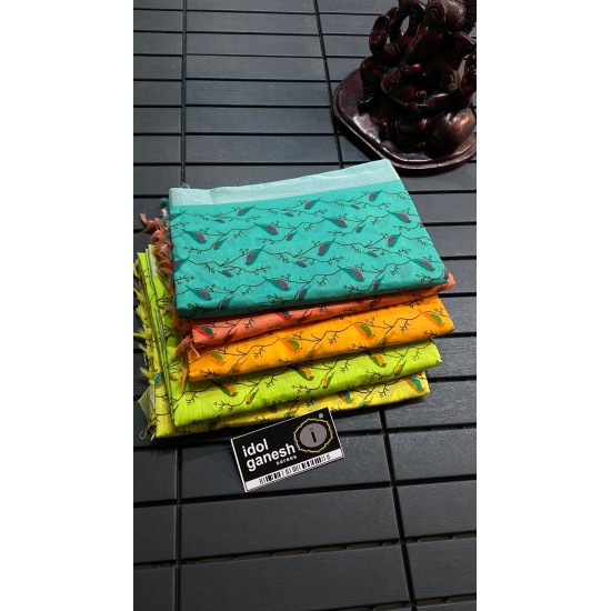 IG6755 Lite weight lenine sarees IG6755 Lite weight lenine sarees