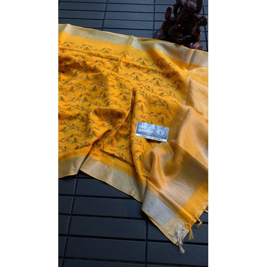 IG6755 Lite weight lenine sarees 