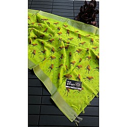 IG6757lite weight lenine sarees IG6757lite weight lenine sarees