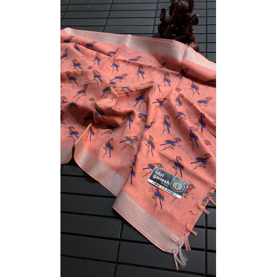 IG6757lite weight lenine sarees IG6757lite weight lenine sarees