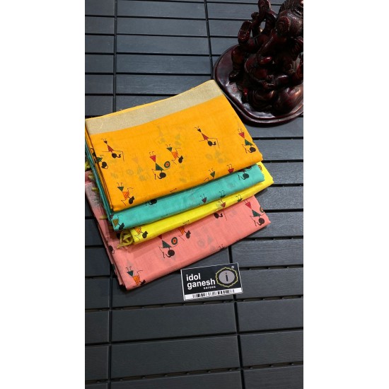 IG6758lite weight lenin sarees IG6758lite weight lenin sarees