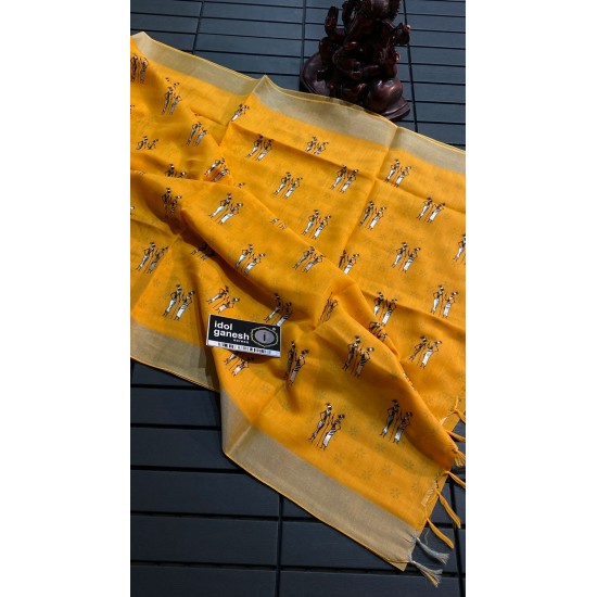 IG6759lite weight lenine sarees IG6759lite weight lenine sarees