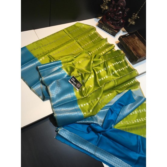 IG676 Pure Handloom dupion pattu