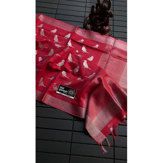 IG6769 lite weight lenin sarees 