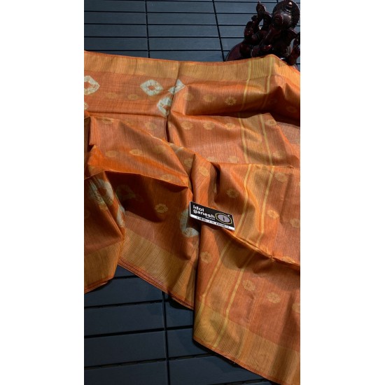 IG6786  lite weight jute  tussar sarees 
