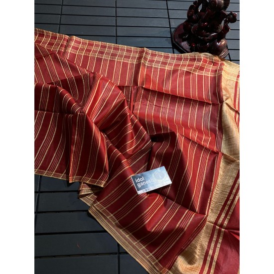 IG6791  lite weight tusser sarees 