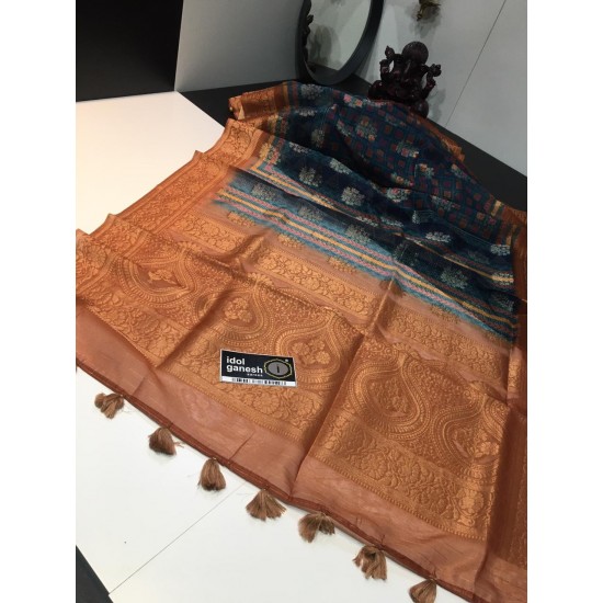 IG68 Lite weight jute pattu weaving saree