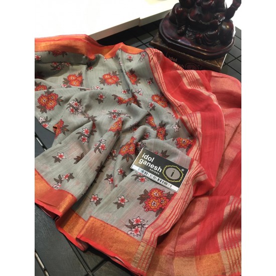 IG682 Lite weight Lenin sarees 
