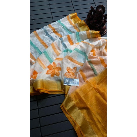 IG6829lite weight jute net sarees 