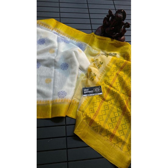 IG6829lite weight jute net sarees 