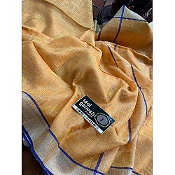 IG6838 pure handloom lenin/lenin sarees IG6838 pure handloom lenin/lenin sarees